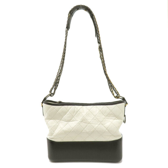 Chanel Gabriel Chain Shoulder Bag Calfskin Gold - Picture 2 of 10